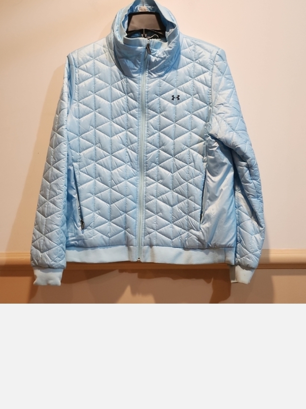 Women's UA Storm ColdGear Reactor Performance Jacket, Light Blue